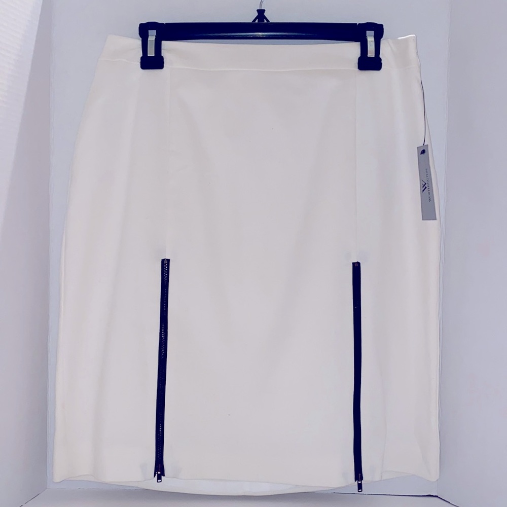 Worthington White Business Causal Skirt